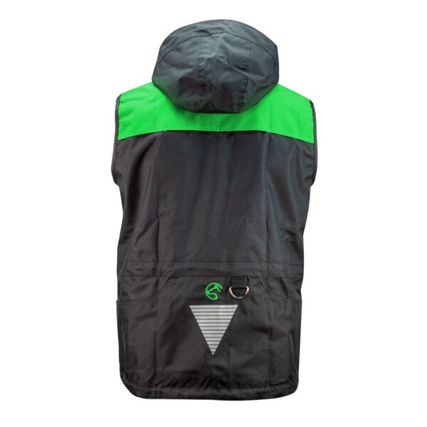 Akim Dogsport – Gilet Sportivo Unisex- back black green