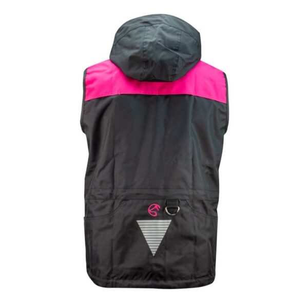 Akim Dogsport – Gilet Sportivo Unisex- back black pink