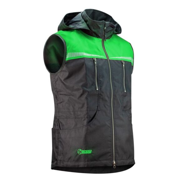 Akim Dogsport – Gilet Sportivo Unisex- front black green