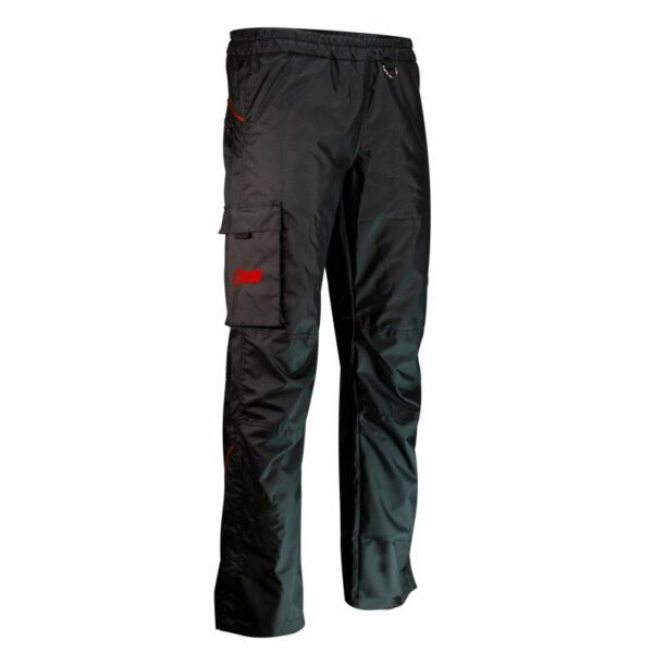 Baldo Dogsport – Pantalone Sportivo Unisex-front black red