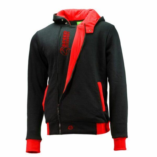 Kira Dogsport – Giacca Maglione Sportiva Unisex- front black red