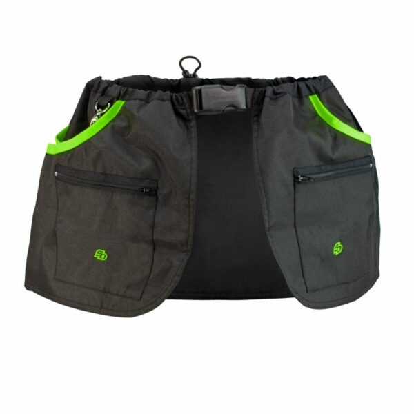 Melly Dogsport – Cintura per addestramento cani- black neon green front