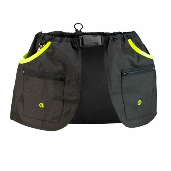 Melly Dogsport – Cintura per addestramento cani- black neon yellow front
